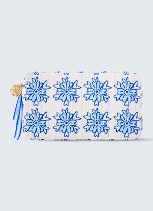 Nécessaire Floral Azul